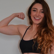 Teen muscle girl Fitness girl Sawyer
